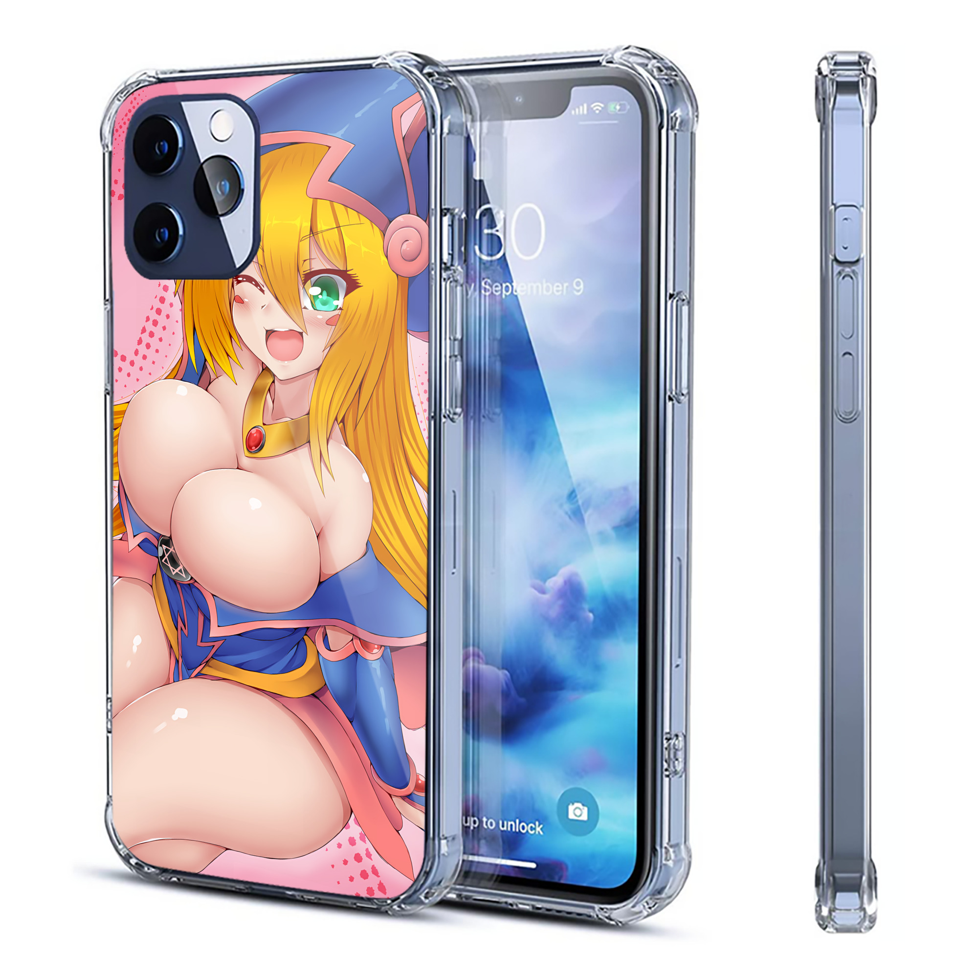 （画像用） 遊☆戯☆王 Yu-Gi-Oh! 【iPhone 12シリーズ対応】透明スマホケース（クリアソフトケース）